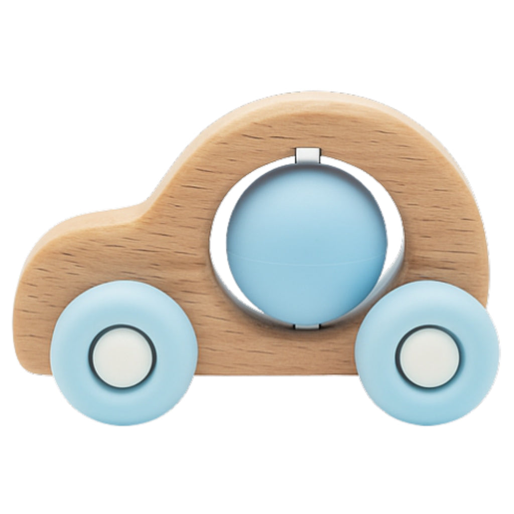 Pika Bloom Wooden Silicone Car