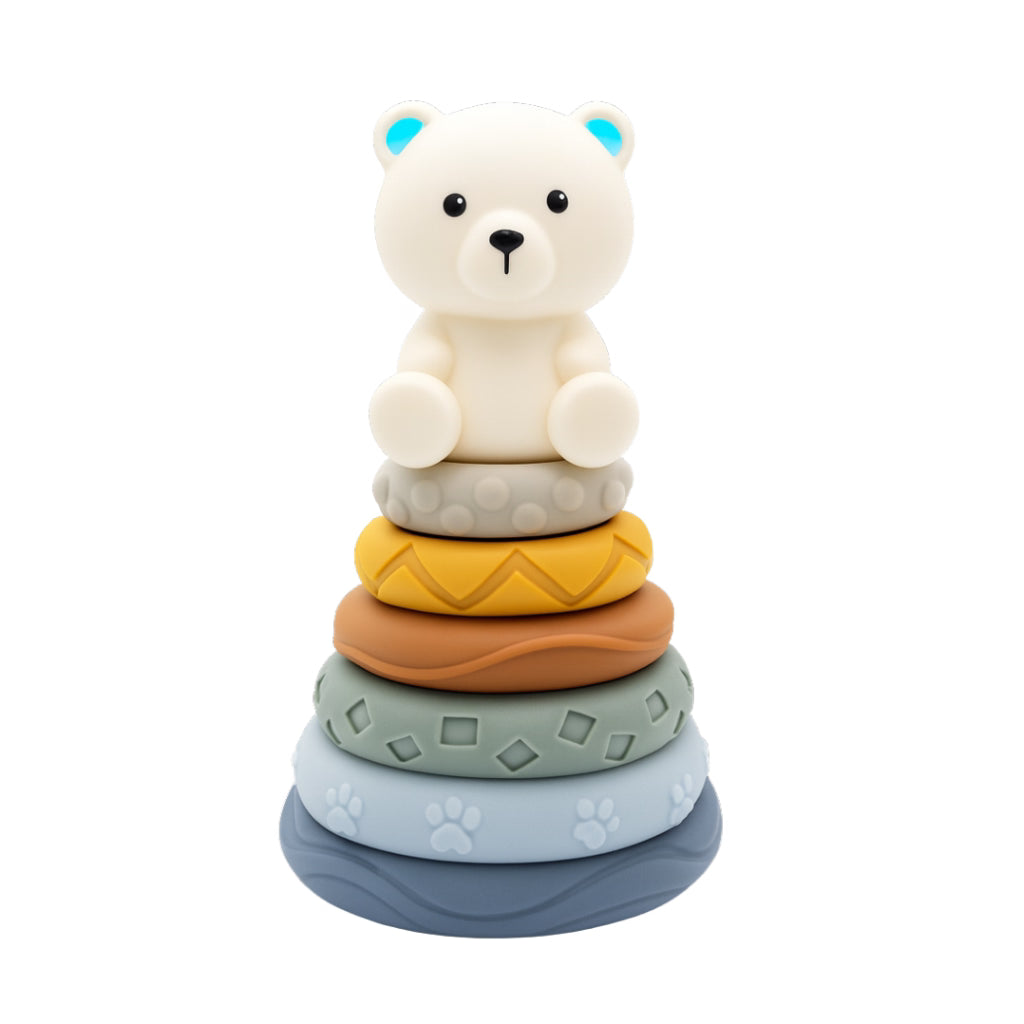 Pika Bloom Bear Stacking Ring