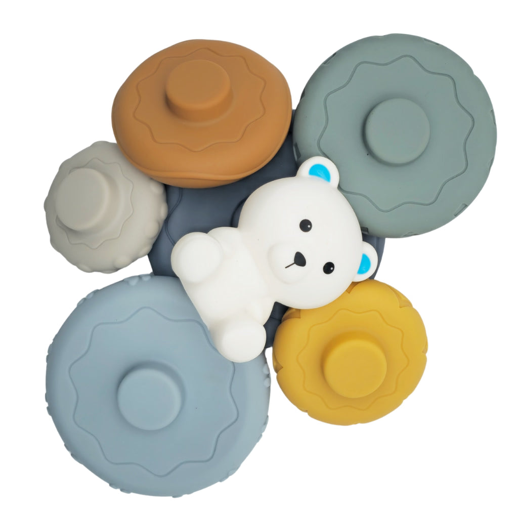 Pika Bloom Bear Stacking Ring