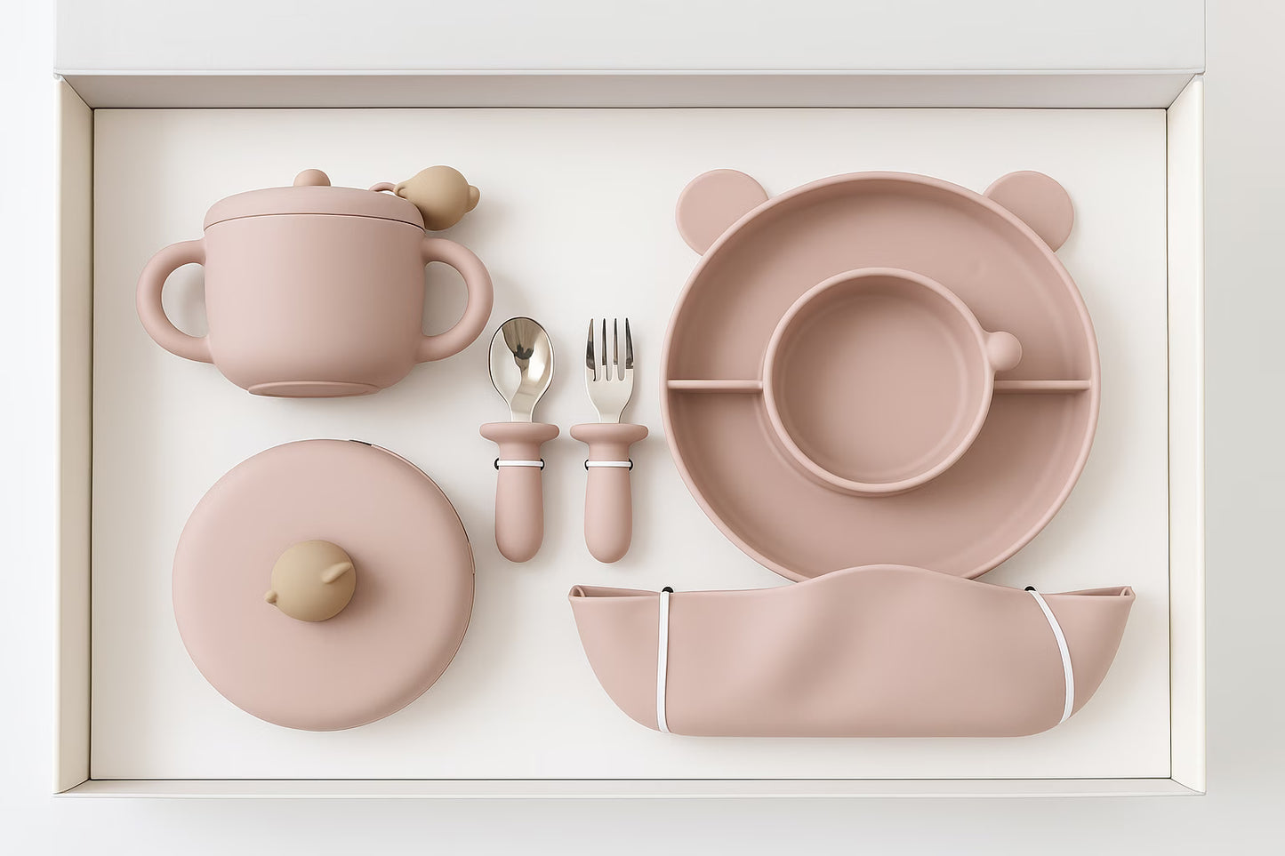 8 in 1 Silicone Tableware Set