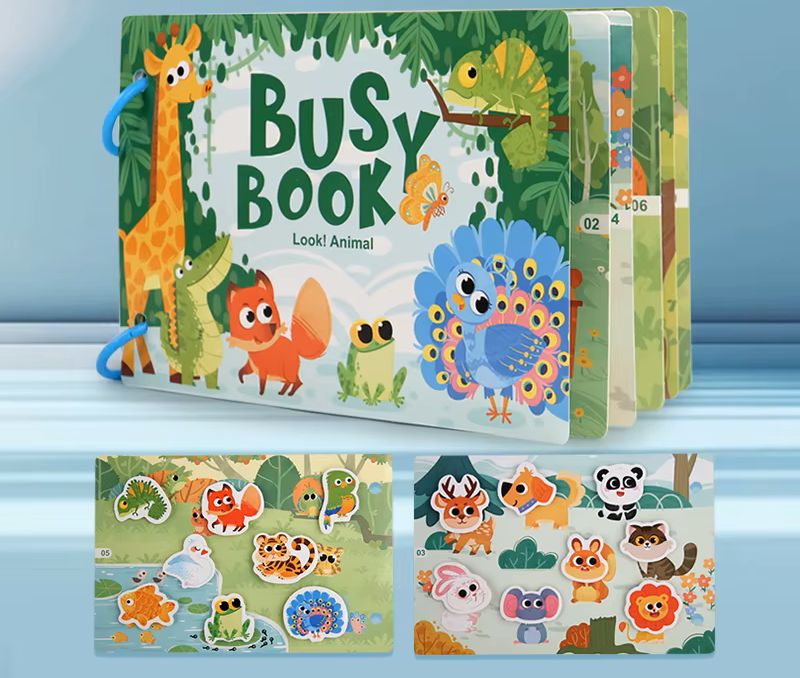 Pika Bloom Busy Book