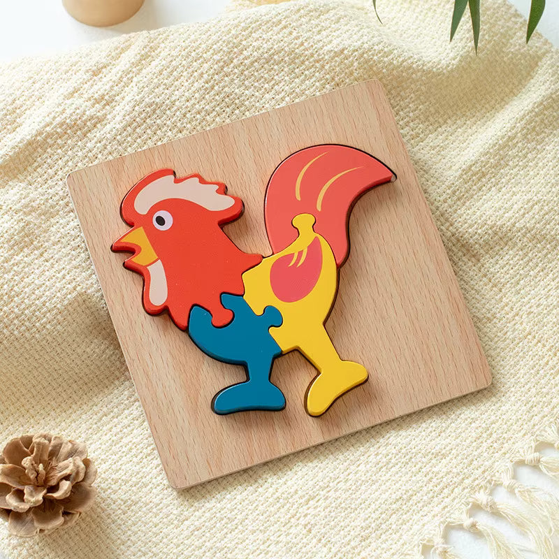 Pika Bloom Wooden Puzzle