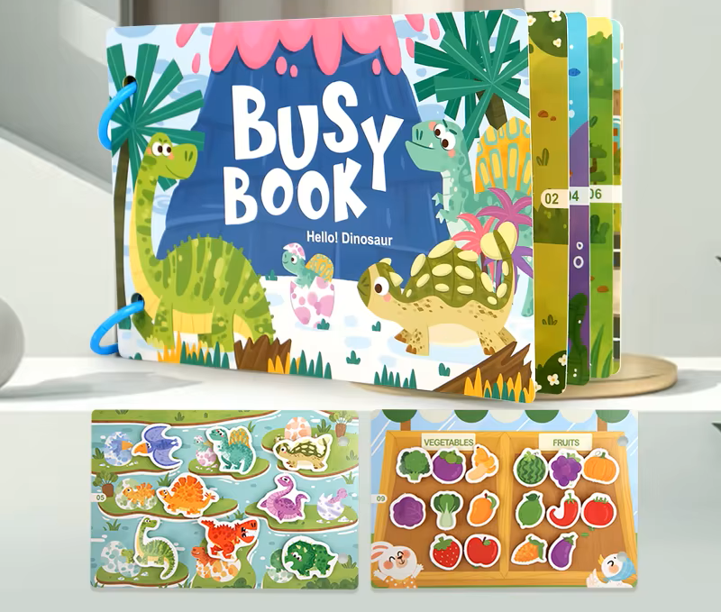 Pika Bloom Busy Book