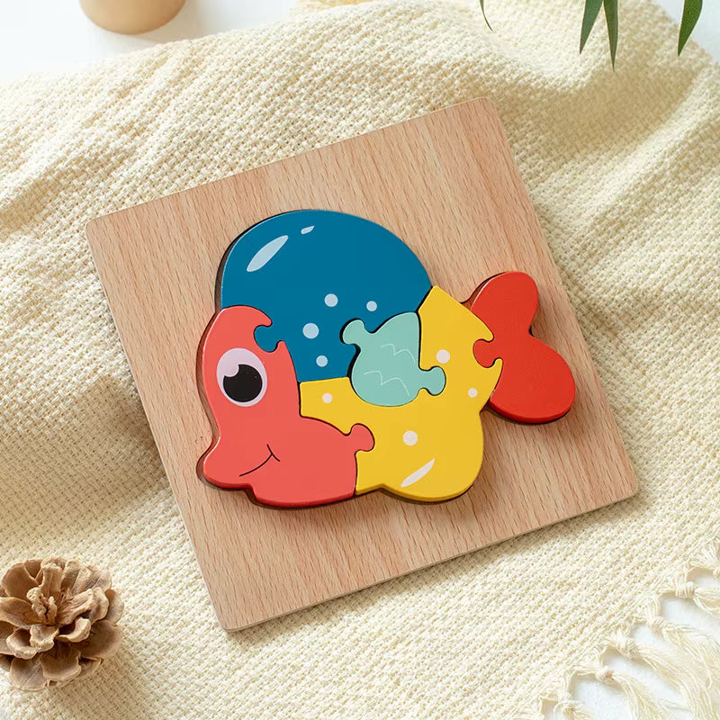 Pika Bloom Wooden Puzzle