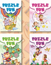Pika Bloom Puzzle Fun Activity Books (Set of 4)