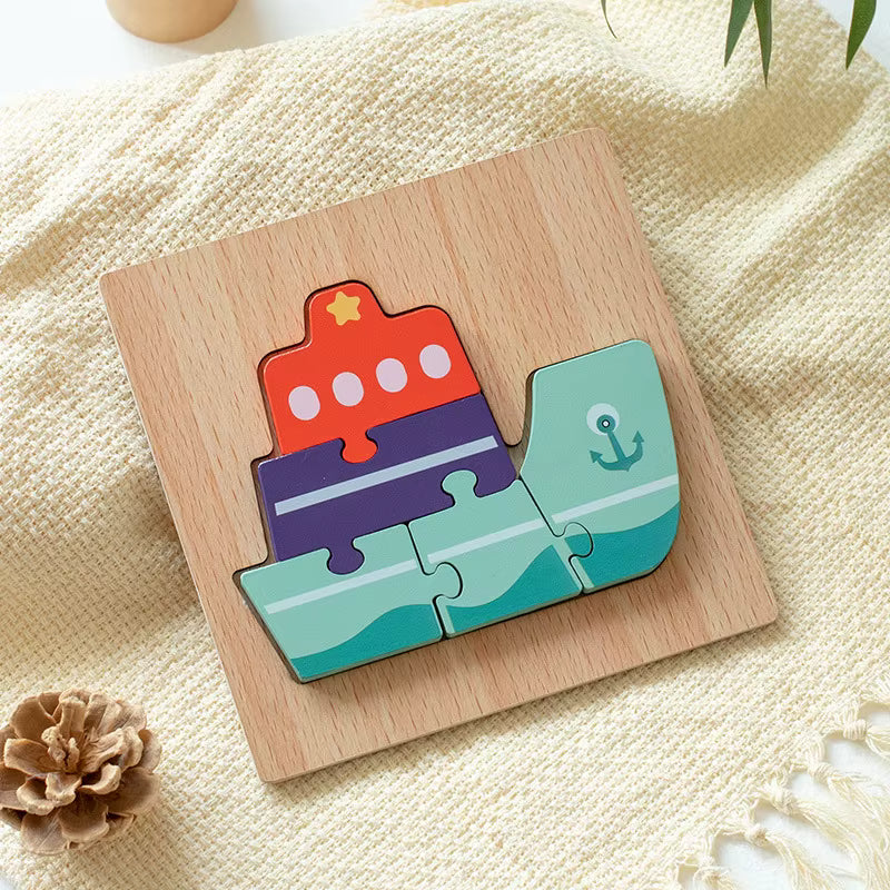 Pika Bloom Wooden Puzzle
