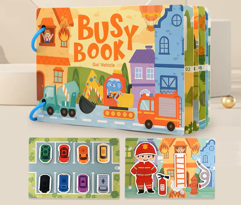 Pika Bloom Busy Book