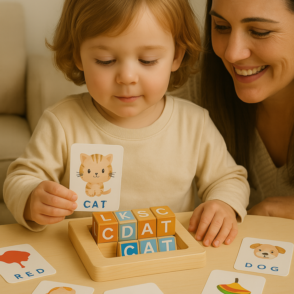 Wooden Spelling Game Board - product image 4 by Pika Bloom Montessori Toys UAE