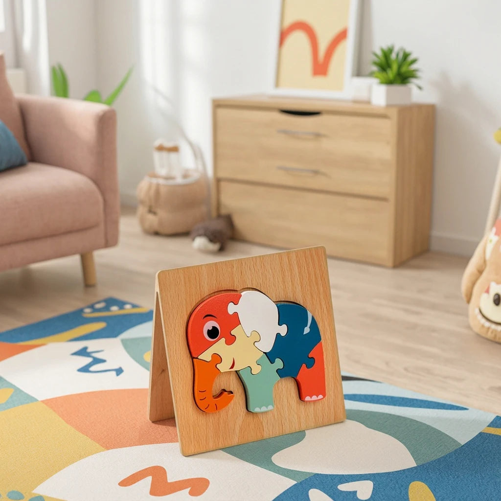 Pika Bloom Wooden Puzzle