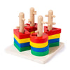 Pika Bloom Wooden Shape Sorter Puzzle
