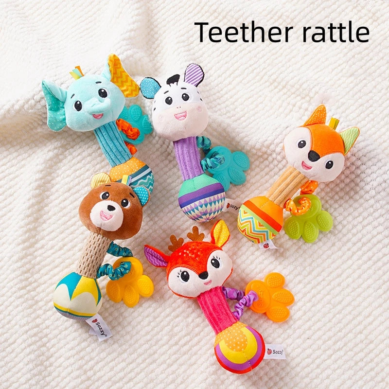 Pika Bloom Soft Plush Teether Rattle