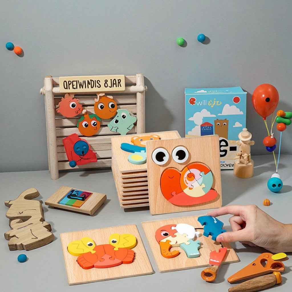 Pika Bloom Wooden Puzzle