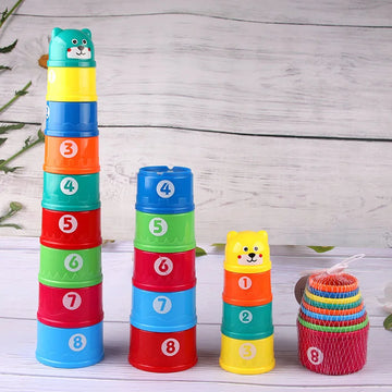 Pika Bloom Montessori Stacking & Nesting Cups