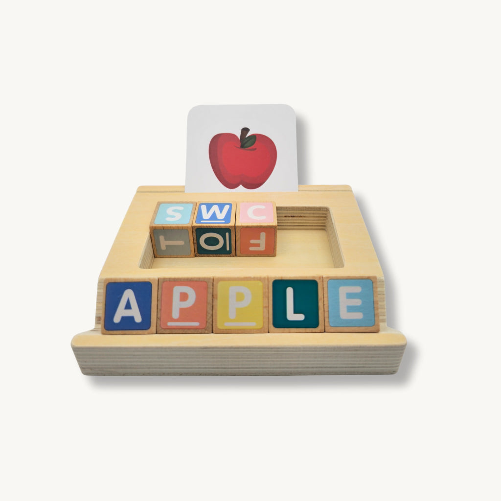 Wooden Spelling Game Board - product image 2 by Pika Bloom Montessori Toys UAE