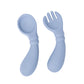 Pika Bloom Curved Spoon & Fork for Toddlers