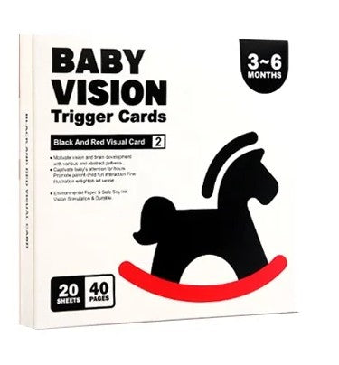 Pika Bloom High-Contrast Baby Vision Cards