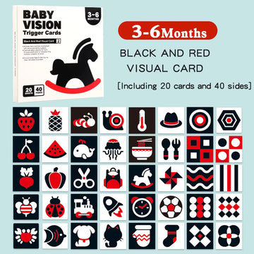 Pika Bloom High-Contrast Baby Vision Cards