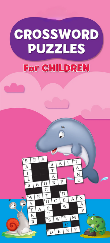 Crossword Puzzle Books – Set of 4