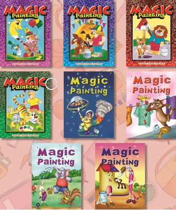Magic Painting Books — Paint With Water (Set of 8)