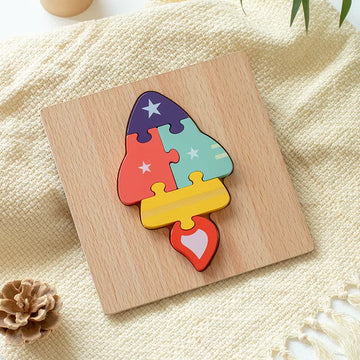 Pika Bloom Wooden Puzzle