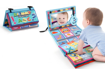 Pika Bloom Tummy Time Cloth Book