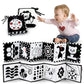 Pika Bloom Black & White Visual Stimulation Cloth Book