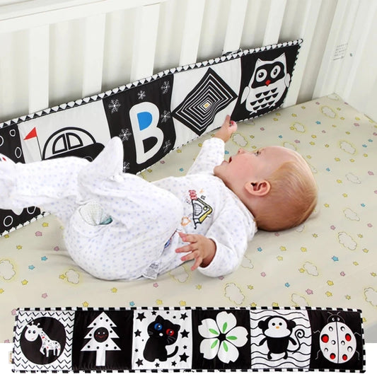Pika Bloom Black & White Visual Stimulation Cloth Book