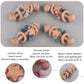 Pika Bloom Starry Beech Wood Rattle