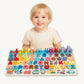 Pika Bloom 7-in-1 Wooden Montessori Puzzle Set
