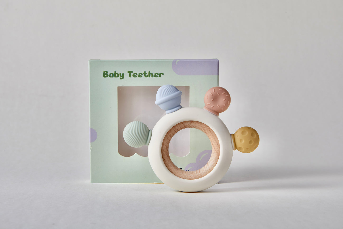 Pika Bloom Sweets Wooden Silicone Teether